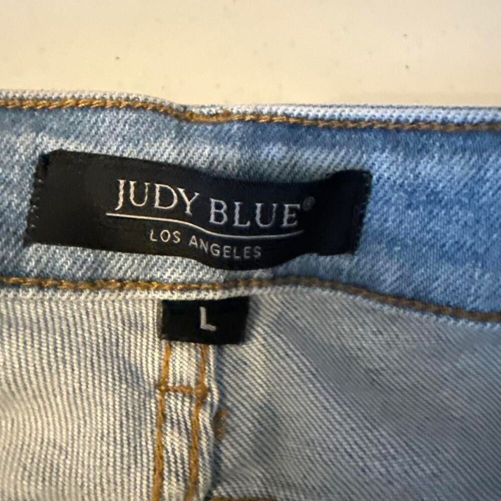 Judy-blue Women's Blue Shorts - Picture 2 of 4